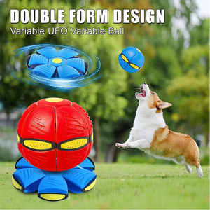 New Pet Toy <b>Flying</b> <b>Ball</b> Interactive <b>Flying</b> <b>Saucer</b> <b>Dogs</b> Toy Portable Pet Toy <b>Flying</b> <b>Saucer</b> <b>Ball</b> - Product Image 4