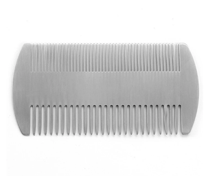 <span class=keywords><strong>Pettine</strong></span> per baffi per barba in acciaio inossidabile Edc a doppia azione in acciaio inossidabile a doppia azione per Ma - Product Image 4
