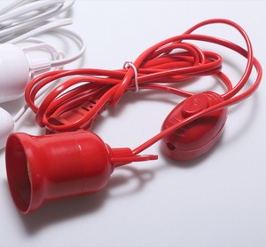 Hagood 1.8 m dây điện cáp E27 mặt dây đèn chủ hagood EU/US cắm 303 chuyển đổi cho Treo Đèn LED bóng đèn ổ cắm hộ gia đình - Product Image 1