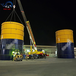 Túi lớn Silo khối bitum lưu trữ Silo trong nhà máy xi măng bột lưu trữ bin sinh khối pha trộn nhôm Auger casas vành đai - Product Image 4