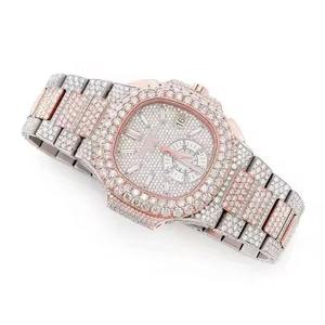 Reloj de Buceo Mecánico para Hombre, Personalizado al por Mayor, de Alta Calidad, Resistente al Agua, con Moissanita y Probador de Diamantes - Product Image 2