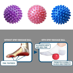 Pelotas de PVC Ecológicas de 7.5CM/9CM al por Mayor para Yoga, Fitness, Gimnasio, Ejercicio, Relajación Muscular, Puntos de Fascia, Pelota de Masaje para Manos, Pies y Columna Vertebral - Product Image 2