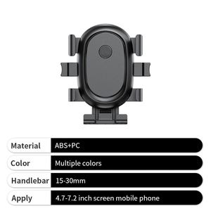 Support universel pour guidon de vélo, support de téléphone réglable pour vélo, support de téléphone portable antichoc pour moto - Product Image 6