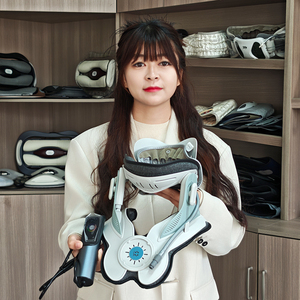 Alat Traksi Leher Alphay <span class=keywords><strong>Home</strong></span> untuk Spondylosis dan Pereda Hernia Diskus Desain Nyaman - Product Image 1