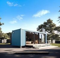Maison préfabriquée robuste en conteneur, étanche, résistante au vent, facile à assembler, pour campement sur le terrain