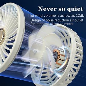 Miniventiladores plegables portátiles con logotipo personalizado, miniventiladores eléctricos recargables de mano con refrigeración por aire USB de escritorio para viajes al aire libre - Product Image 3