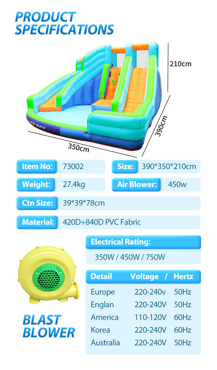 Best Price New Promotion Customization PVC Inflatable Hippo Water Slide Supplier in China