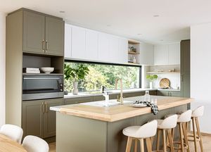 Série d'armoires de style frais, convient aux cuisines irrégulières, aux appareils encastrables, aux armoires complètes, style ouvert, au rangement complet pour les maisons - Product Image 3