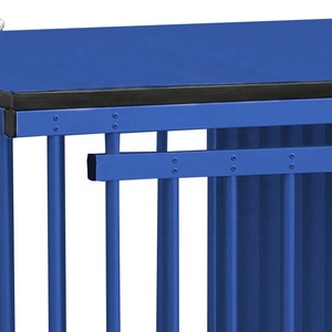 फोल्डिंग कुत्ते पिंजरे 4 पहियों आउटडोर चल पालतू जानवर तह कुत्ते पिंजरे एल्यूमीनियम पोर्टेबल निर्माता अनुकूलन तह ट्रॉली - Product Image 5