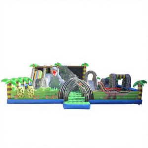 Castillo Inflable de Dinosaurios WINSUN, Combo de Obstáculos, Brincolines, Certificado CE, Sin Plomo, Ignífugo, Fácil de Instalar, Personalizable - Product Image 1