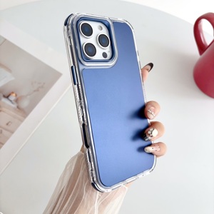 Hot kinh doanh điện thoại di động Trường hợp <span class=keywords><strong>3</strong></span> trong <span class=keywords><strong>1</strong></span> chống sốc màu duy nhất chống sốc 360 bảo vệ bìa cho iPhone 16 15 14 Pro Max - Product Image 5