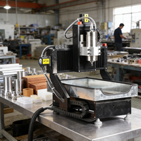 JS-3040 Router CNC Multiguna 1500W Rangka Besi Cor Mesin CNC Mini 3 Axis untuk Kayu Logam Aluminium Baja Tahan Karat Akrilik