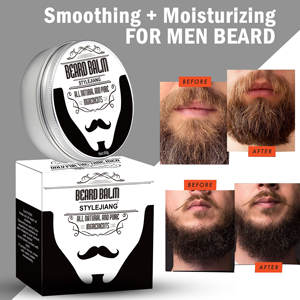 La migliore vendita di balsamo <span class=keywords><strong>per</strong></span> la barba da uomo Private Label idratante <span class=keywords><strong>per</strong></span> la pelle e riduce il balsamo <span class=keywords><strong>per</strong></span> la barba in legno di sandalo - Product Image 5