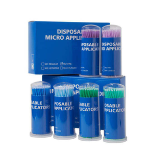 Aplicador de microcepillos dentales desechables de 2.0mm y 1.5mm con puntas cilíndricas ultrafinas y regulares para adhesivos de composite. - Product Image 2