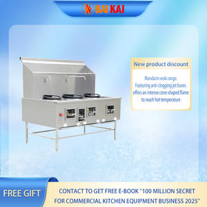 중국 전문 스테인레스 스틸 웍 버너 레스토랑 장비 상업용 웍 범위 상업용 주방 - Product Image 5