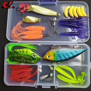 CZFIT Full-swim Layer Lure Bait Sets, Equipped with <b>Fishing</b> Baits, Hooks and Pliers, and Various Types for Cross-border <b>Fishing</b> - Product Image 1