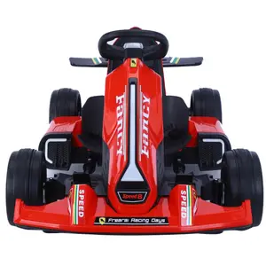 Teenager go kart battery power special plastic surround adjustable speed and length kids and adult ride on car