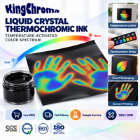 Encre thermochromique à cristaux liquides cholestériques, non toxique, pour la sérigraphie de tasses à café magiques