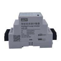 Compteur numérique intelligent de coups de foudre 1KA à 9999 chiffres, alimentation 220V, OEM ODM, pour communication RS485, équipement électronique