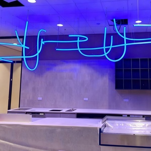 Bande lumineuse LED néon en silicone à 360 degrés, flexible, pour lustre, indice de protection IP65, 3000K, garantie 3 ans, pour salle à manger/salon/cuisine - Product Image 2