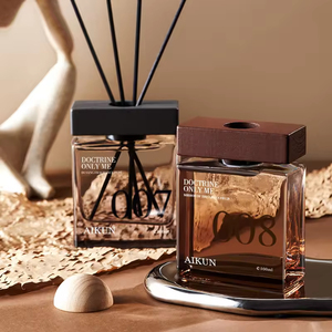 Aikun 100ml Floral para Interiores, Aromaterapia Creativa en Vidrio, DIY Ecológico, Libre de BPA, Aromatizador de Aire Duradero con Varillas de Ratán - Product Image 1