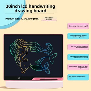 Oem/ODM sạc 20 inch màn hình lớn <span class=keywords><strong>LCD</strong></span> bằng văn bản máy tính bảng trẻ em vẽ bảng với phong cách - Product Image 4