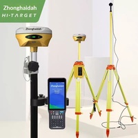 Alat Survei RTK HI-TARGET V300 Versi Navigasi Inersia Visual V200 GPS Multi-Konstelasi Titik Tetap untuk Teknik