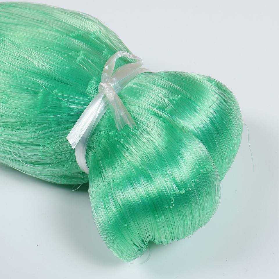 High Quality Fast Shipping Full Mesh Nylon Monofilament Fishing Net Color Double Knot Fishing Net 5