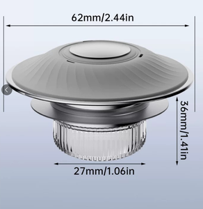 Desagüe de fregadero de acero inoxidable moderno, lavabo de desbordamiento de lavabo comunal, artículos sanitarios de baño, desagüe de aguas residuales para <span class=keywords><strong>baños</strong></span> - Product Image 3