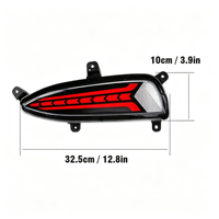 Feux arrière LED DRL, réflecteur de pare-chocs arrière, feu stop, feux de circulation pour Hyundai I20 Elite 2019