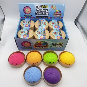 Surprise Dumpling Squishies Stress Ball Fidget Squeeze Blind Box Mystery Glitter Dumpling Squishy Toy Party Favor - Product Image 2