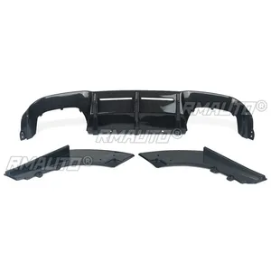 <b>For</b> BMW F87 2016-2022 Body Kit BMW F87 <b>Car</b> Rear Bumper Lip Guard Spoiler Glossy Black V Style Splitter <b>Diffuser</b> <b>Car</b> Accessories - Product Image 6