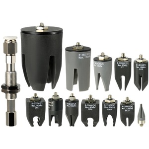 Mini étau pneumatique avec pinces micro-prises souples au toucher doux, mâchoires flexibles non marquant et becs souples, mini pinces pneumatiques - Product Image 1