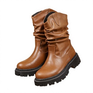 Bottes de pole dance à plateforme, talon fin de 17 cm, modèle Walk, avec strass en cristal et diamant, hauteur genou, fermeture éclair, transparentes, hiver - Product Image 3