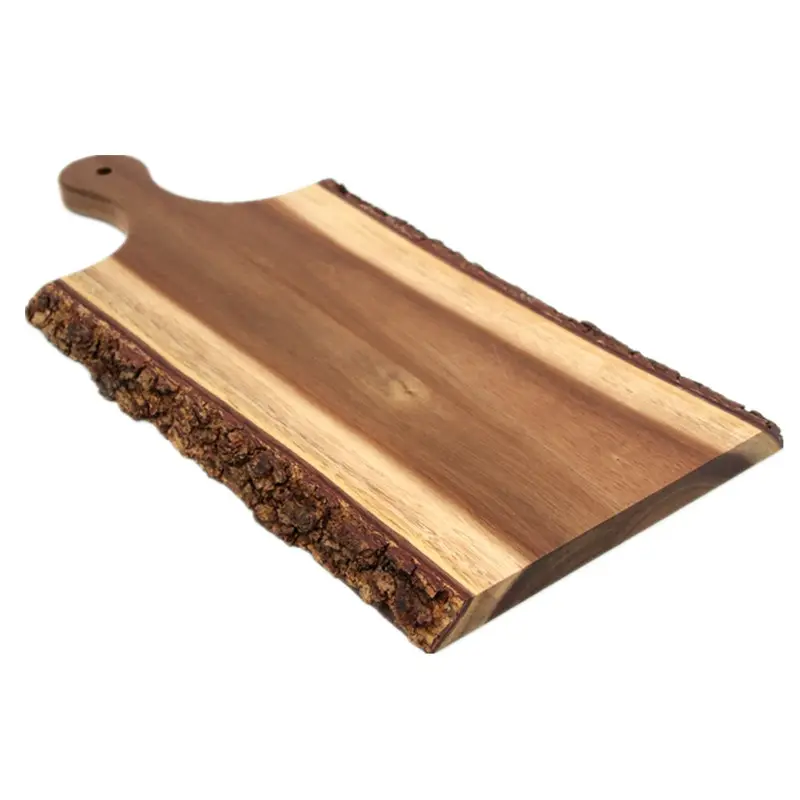 Papan potong kayu Acacia dengan papan keju cap pohon