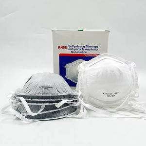 Headband FFP2 untuk Masker Pelindung Kimia, Masker Setengah Wajah <span class=keywords><strong>PM2.5</strong></span>, Respirator Partikulat 9009A, Pengiriman Cepat - Product Image 6