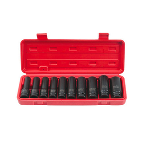 Jeu de douilles à percussion de haute qualité Outils à main noirs Cr-V Prise de réparation automatique Conversions de tournevis à percussion - Product Image 1