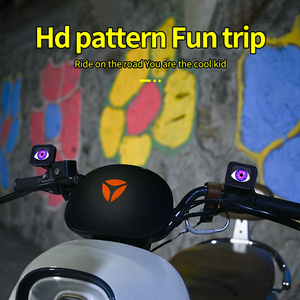 <span class=keywords><strong>2</strong></span>件摩托车照明装饰灯12V-36V恶魔眼睛带无线遥控发光二极管眼睛发光二极管氛围灯 - Product Image 4