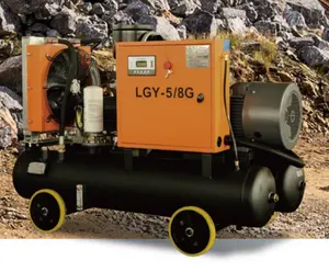 185cfm 5M3/min 7bar ow-pressão mineração Portátil Diesel Parafuso Compressor De Ar 185 Para Venda Na Tanzânia
