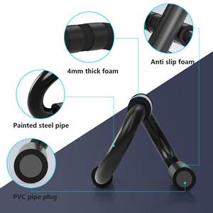 S型プッシュアップバー ホーム筋トレ器具 腹筋運動 胸筋強化トレーニング - Product Image 4