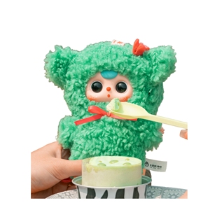 Fabricant de jouets en peluche personnalisés, usine OEM d'animaux en peluche, fournisseur de poupées en peluche douces, vente en gros de boîtes mystères de la série Baby Three Spring - Product Image 2