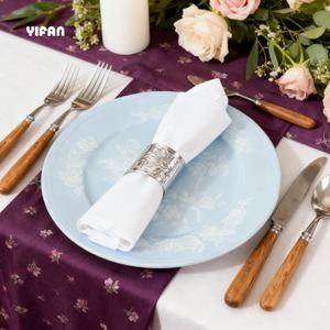 Vajilla de Cerámica de Alta Gama con Flores Azules, Ecológica, Delicada, Apta para Microondas y Lavavajillas - Product Image 2