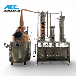 Équipement de distillation de whisky de malt simple en cuivre rouge de grande taille (2400L + 4000L) et en acier inoxydable SUS304 pour distillerie - Product Image 6
