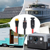 Câble d'extension solaire photovoltaïque à injection XT60 vers MC4, MC4 vers XT60 pour stockage d'énergie