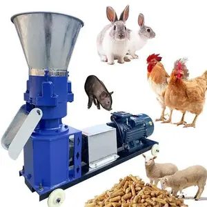 Langlebige Futtermittel-Pelletiermaschine Graskette Granulator Hundfuttermittelverarbeitungsgerät