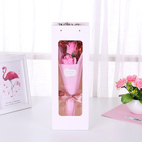 Herstellergefertigte, individuell gestaltete, luxuriöse, recycelbare Kraftpapier-Weinflaschentaschen mit eleganten Griffen für Geschenkverpackungen