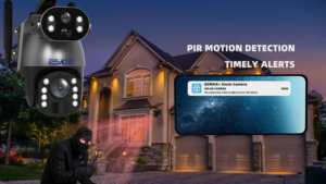 6MP Ubox CCTV Ống Kính Kép Năng Lượng Mặt Trời Wifi Máy Ảnh Phát Hiện Từ Xa Tầm Nhìn Ban Đêm Hai Cách Âm Thanh Không Thấm Nước Năng Lượng Mặt Trời CCTV Máy Ảnh 4G Sim Thẻ - Product Image 5