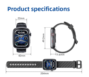 2025 GTS10 AI reloj inteligente pantalla AMOLED 24 horas monitoreo del sueño Frecuencia Cardíaca Detección de oxígeno en sangre ejercicio brújula <span class=keywords><strong>Gel</strong></span> de sílice - Product Image 3