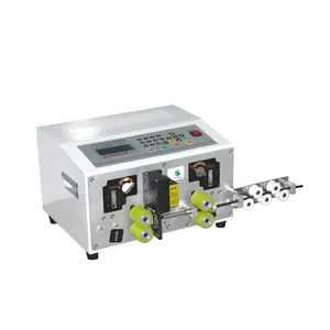 low price electric computer automatic 4sqmm square millimeter wire cable cutting stripping and twisting machine