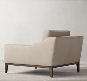 Sofá de madera de Estilo Vintage encantador atemporal para sala de estar, habitación de hotel, sofá con marco de madera con cojines - Product Image 4